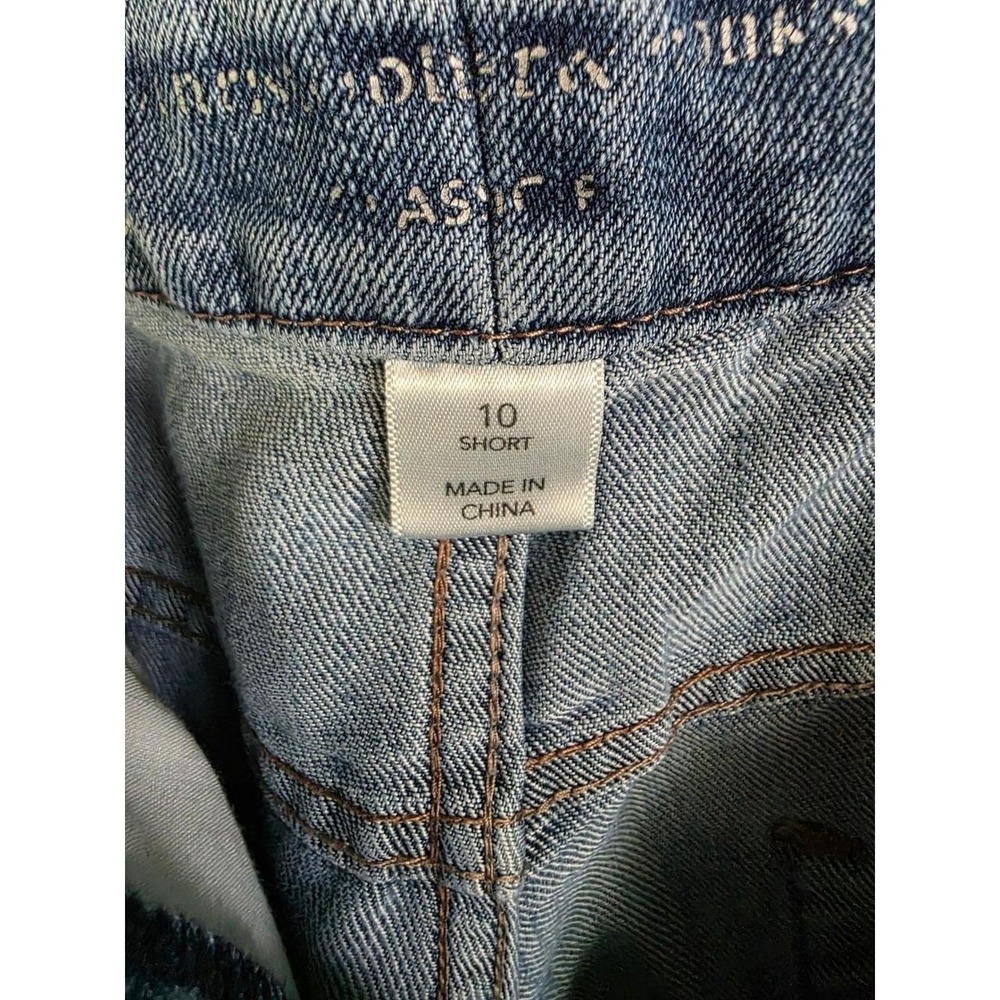 Christopher & Banks Womens Straight Leg Jeans Medium Wash Blue Size 10 Short - Picture 3 of 5